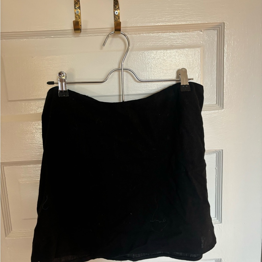 Black Princess Polly Mini Skirt